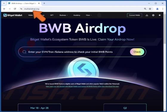 Bitget Wallet (BWB) Airdrop Truffa