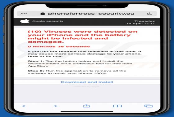 (10) Viruses Were Detected On Your iPhone POP-UP Truffa (Mac)