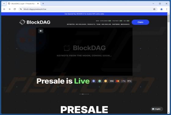BlockDAG Presale Truffa