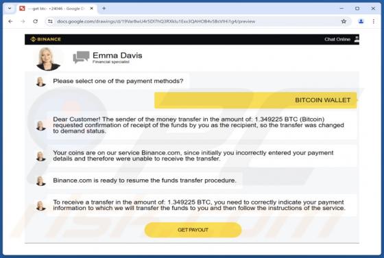 Binance Bitcoin Payout Truffa