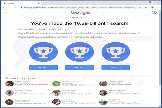 You've made the 16.39-billionth search! POP-UP Truffa