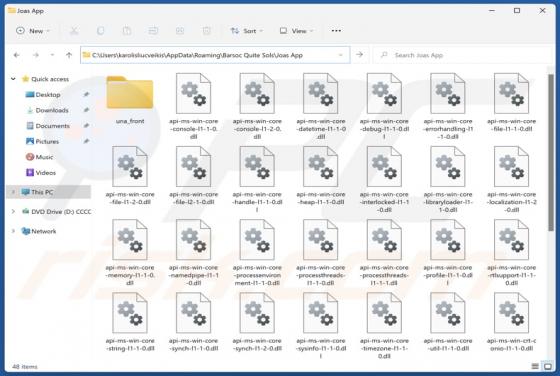 Applicazione indesiderata Joas App