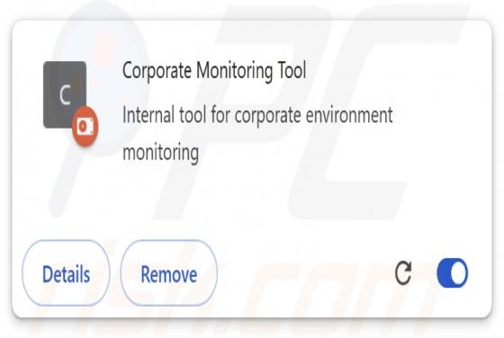 Corporate Monitoring Tool Estensione dannosa