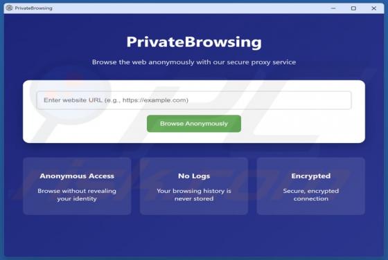 PrivateBrowsing applicazione potenzialmente indesiderata