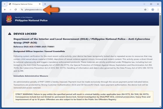 Device Locked Due To Access To Illegal Content Truffa