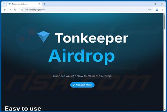 Tonkeeper Airdrop truffa
