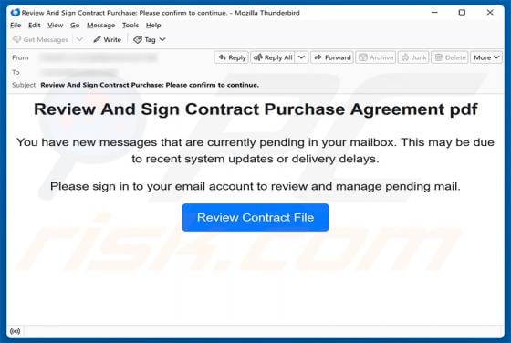 Review And Sign Contract Purchase Agreement truffa via email