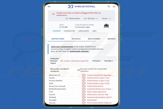 RemControl trojan bancario (Android)