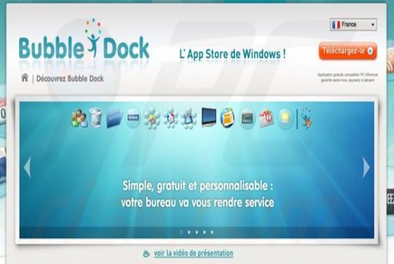 Bubble Dock pubblicità