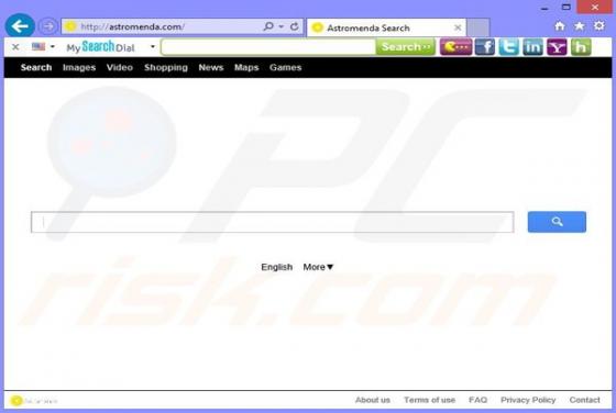 Astromenda.com dirottatore del browser