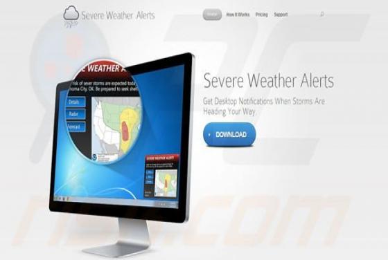 Severe Weather Alerts pubblicità