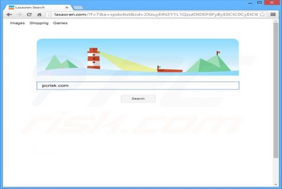 Lasaoren.com dirottatore del browser
