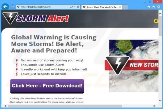 Storm Alert Adware
