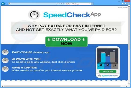 SpeedCheckApp Adware