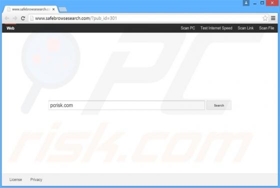 Safebrowsesearch.com Dirottatore