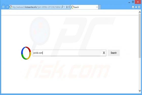 Websearch.hotsearches.info Dirottatore