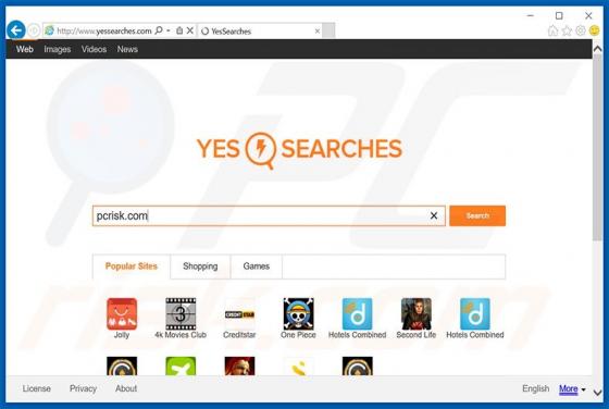 Yessearches.com Dirottatore