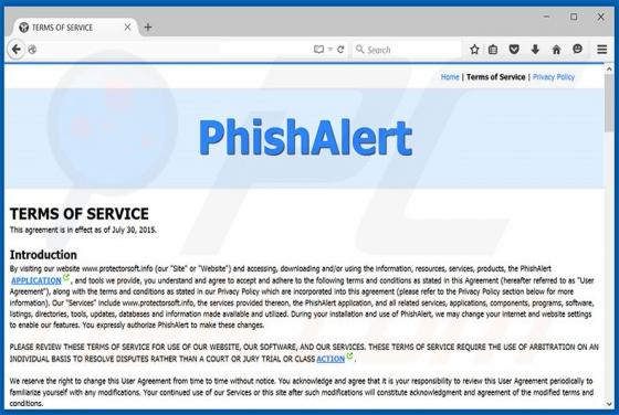Annunci di Phishalert