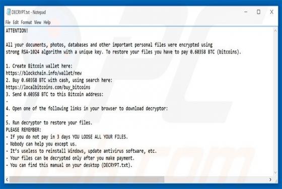Crypted Ransomware