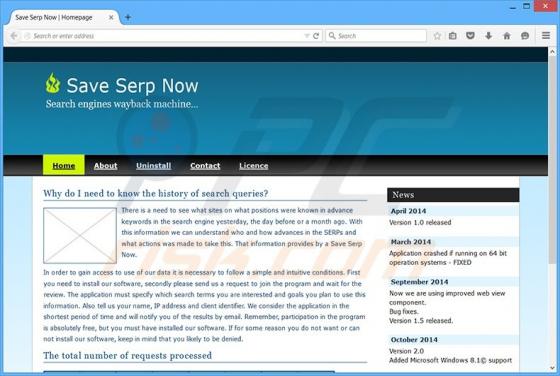 Save Serp Now Adware [Aggiornato]
