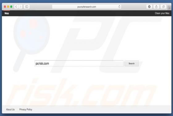 Yoursafesearch.com Dirottatore (Mac)