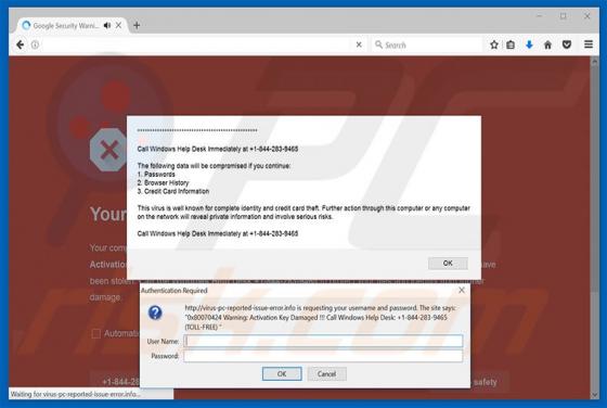 Call Windows Help Desk Immediately Truffa