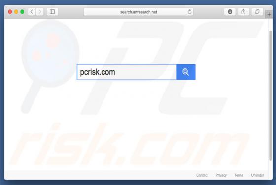 Search.anysearch.net Dirottatore (Mac)