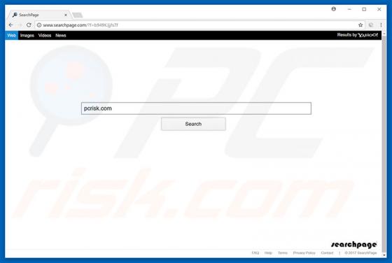 Searchpage.com Dirottatore