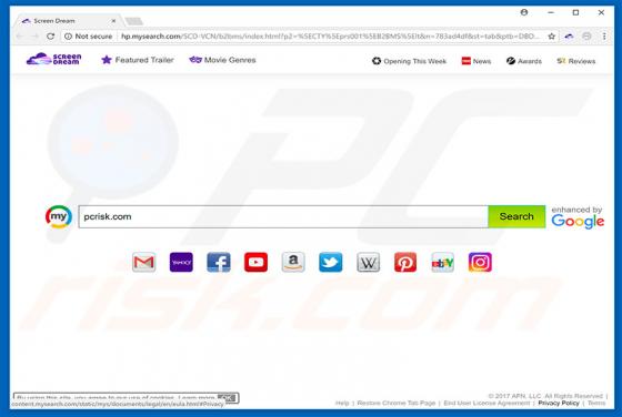 Hp.mysearch.com Dirottatore