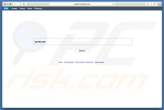 Search.froktiser.com Dirottatore (Mac)