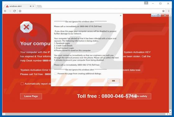 Do Not Ignore This Windows Alert Truffa