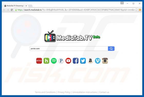 Search.mediatab.tv Dirottatore