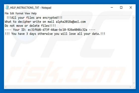 MOLE66 Ransomware