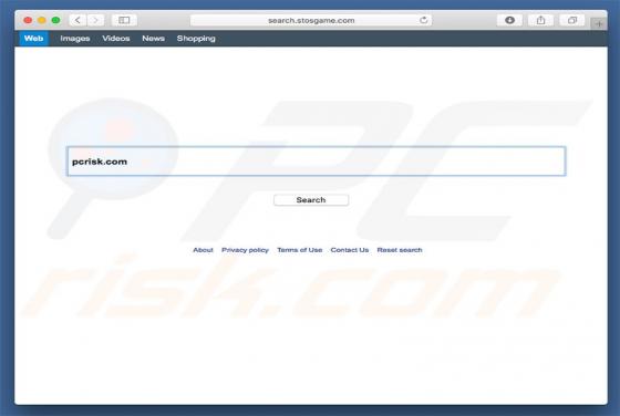 Search.stosgame.com Dirottatore (Mac)