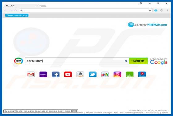 Streamfrenzy.com Dirottatore