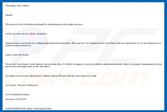 PayPal Email Virus
