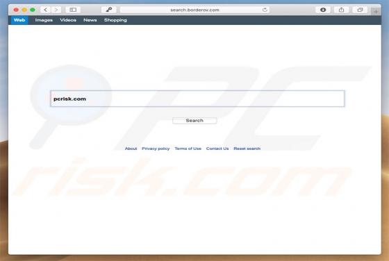 Search.borderov.com Dirottatore (Mac)