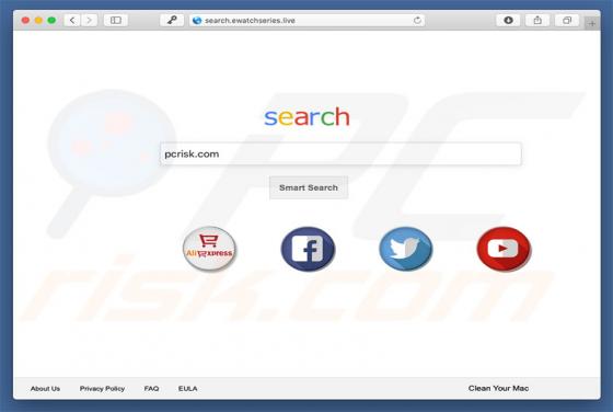 Search.ewatchseries.live Dirottatore (Mac)