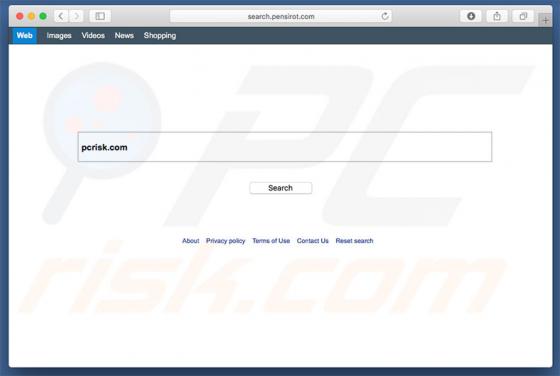 Search.pensirot.com Dirottatore (Mac)