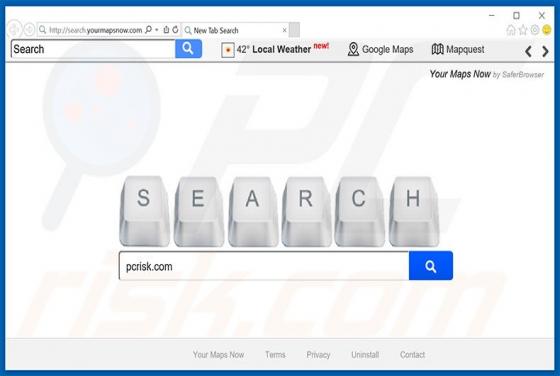 Search.yourmapsnow.com Dirottatore