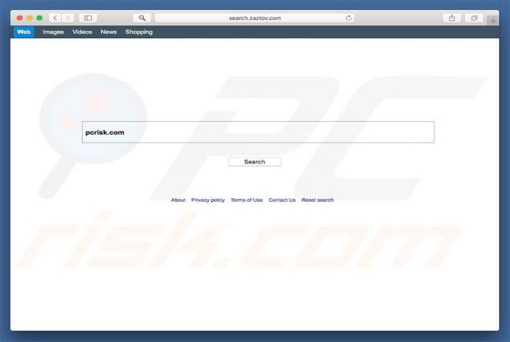 Search.zaztov.com Dirottatore (Mac)