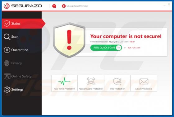 Segurazo Applicazione Indesiderata