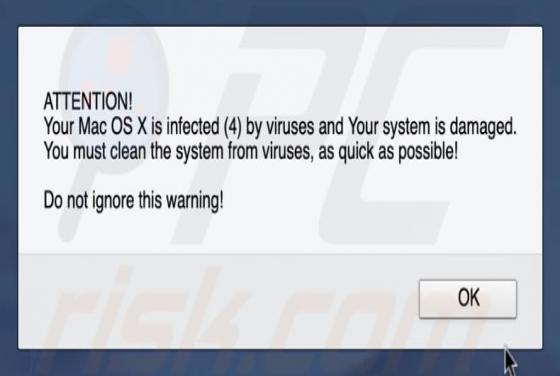 Mac OS X Is Infected (4) By Viruses POP-UP Truffa (Mac)