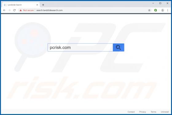 Landslide Search Dirottatore del Browser