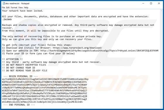 Ako Ransomware