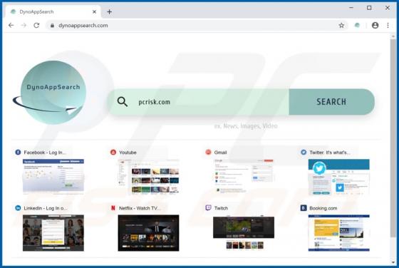 DynoAppSearch Dirottatore del Browser