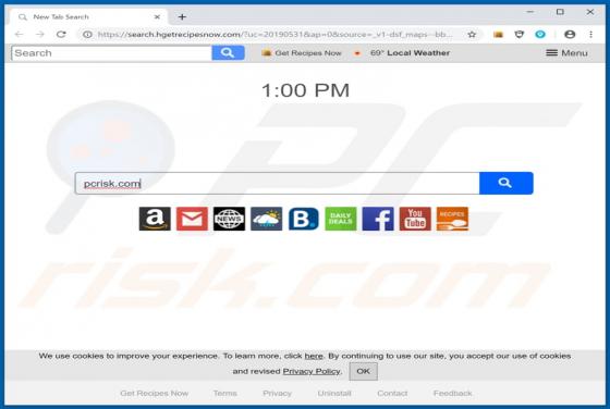 Get Recipes Now Browser Hijacker (Dirottatore)