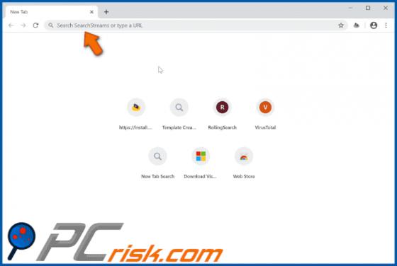 SearchStreams Browser Hijacker (Dirottatore)