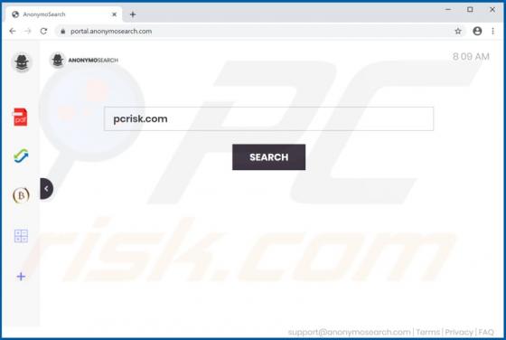 AnonymoSearch Browser Hijacker (Dirottatore)