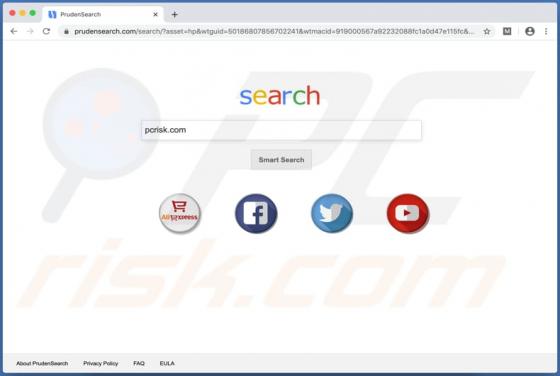 Prudensearch.com Dirottamenti (Mac)